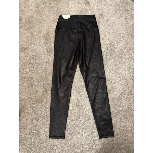 NWT Offline by Aerie High Waisted Crossover Black Crackle Leggings, M - Image 9