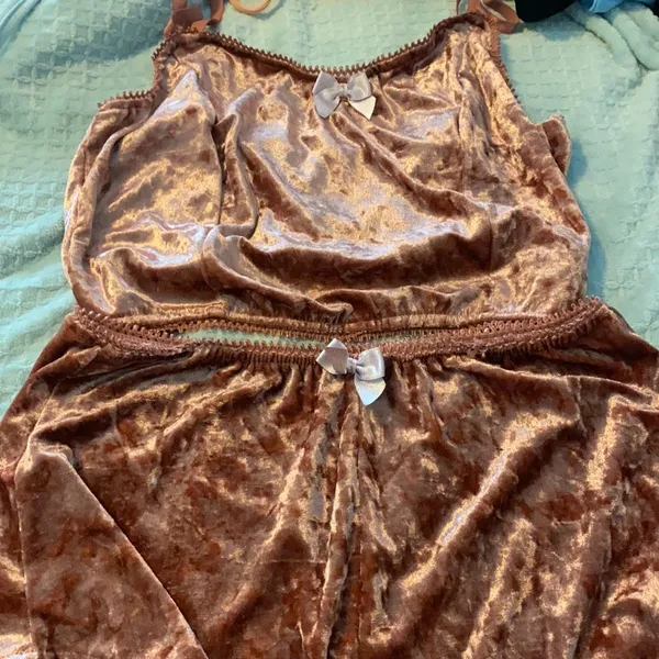 Velvet pajama set Pink Size M - Image 4