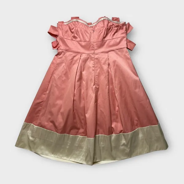 Fumblin’ Foe Pink Coquette Cocktail Party Strapless Taffeta‎ Mini Dress Size S - Image 3