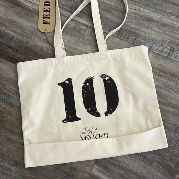 Feed canvas tote NEW Black - Image 3