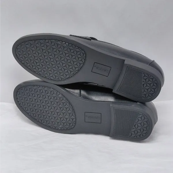 Kensie Womens Penny Loafers Size 9 Black Preppy Academia Office Chic Flats - Image 9