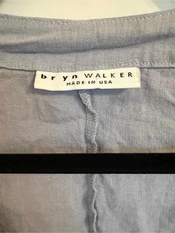 Bryn Walker 100% Linen Blouse Large - Image 3