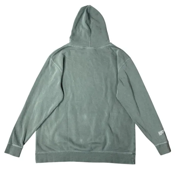 Barstool Call Her Daddy Womens XL Unwell Hoodie Distressed Green Sweatshirt - Image 3