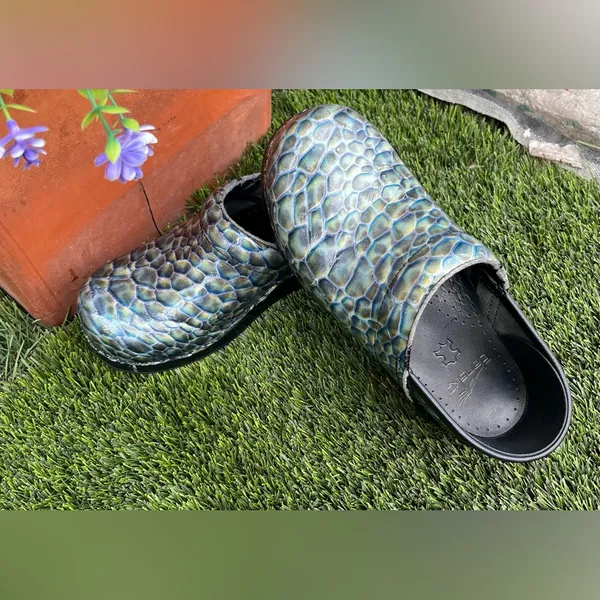 Dansko Green and‎ Blue Casual Shoes - Image 4