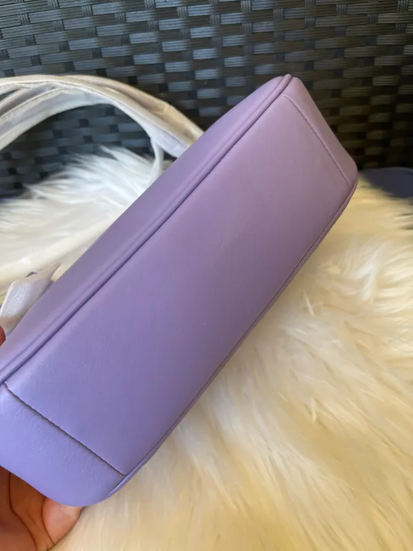 Coach TERI SHOULDER BAG ( CR099) SILVER/LIGHT VIOLET Purple Purse - Image 3