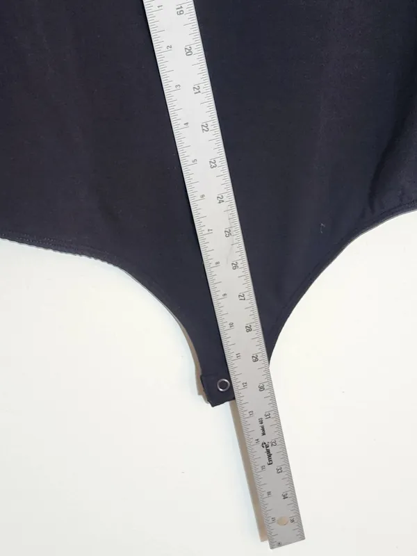 Express Black Sheer Mesh Long Sleeve Bodysuit Size XL - Image 6