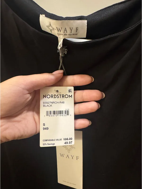 Nordstrom Black Maxi Dress - Image 3