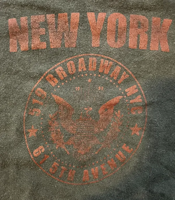 John Galt Black And Red New York Short Sleeve Shirt - Image 2