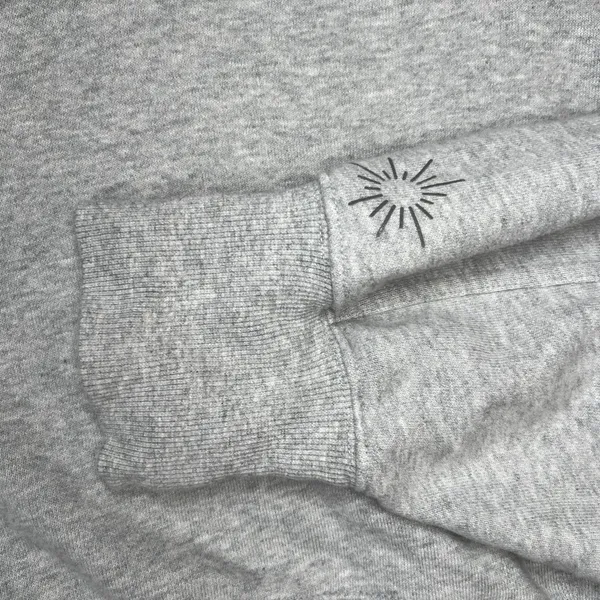 OFFLINE by Aerie Cropped Hoodie Women XL Heather Gray Thumbhole Pullover - Image 4