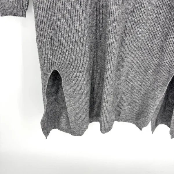 Heartloom‎ Open Cardigan Duster Sweater Grey with Stripes Size Small - Image 6
