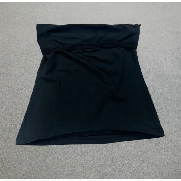 NWT John Galt Tube Top 1 SZ Women's Black Soft Cotton Blend Sleeveless Casual - Image 2