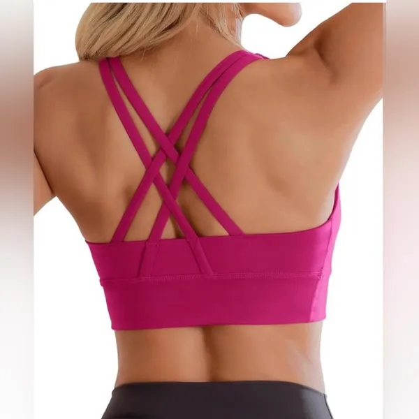 Lululemon Pink Sports Bra‎ Size M - Image 3