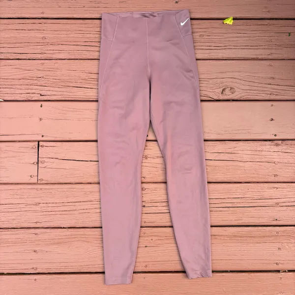 Nike Dri fit S hi waisted purple tone skinny leggings workout Athleisure fitness - Image 5
