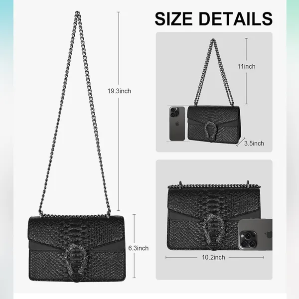 Crossbody & Shoulder Bag Black - Image 2