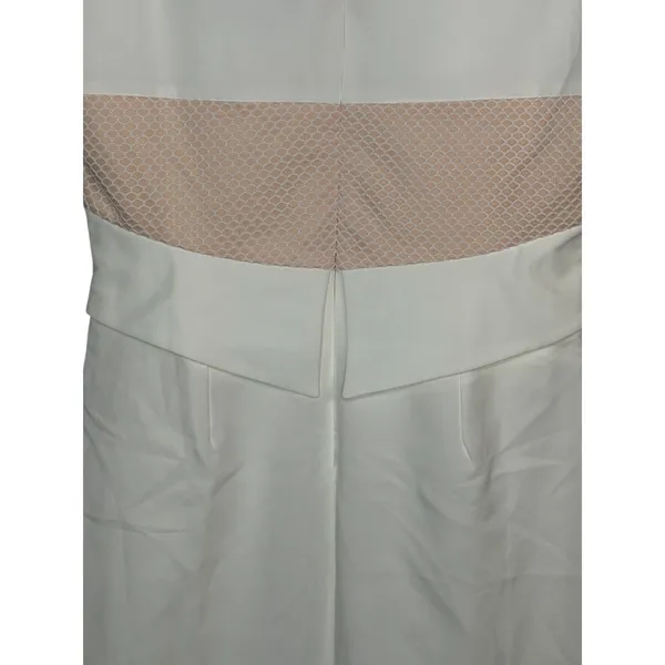 Jax Black Label Dress Women 6‎ Ivory Mesh Overlay Sheath Bodycon Formal NWT - Image 9