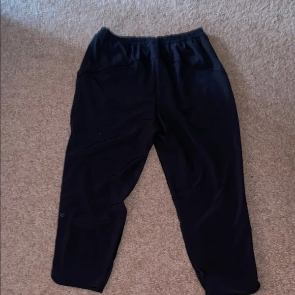 Lululemon Black Relaxed Fit Track Pants with Elastic Waistband - Image 6
