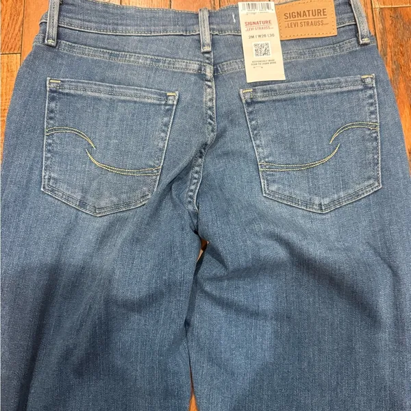 Levi's Signature by Levi Strauss Blue Skinny Jeans - Image 4