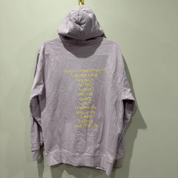 2022 Official Harry Styles House Love On Tour Lavender‎ Hoodie Size Medium - Image 5