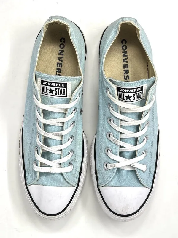 Converse Chuck Taylor All Star Lift Ox Platform Light Blue Ocean Bliss Canvas 10 - Image 5