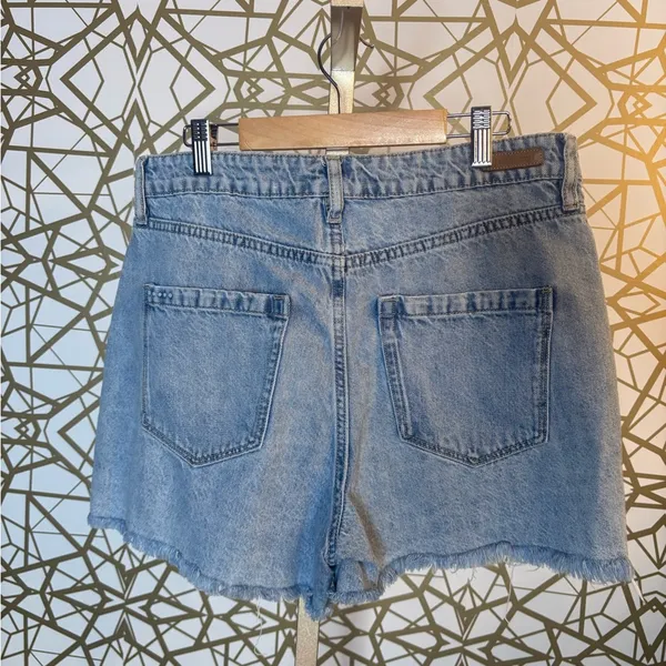💛BLANKNYC Denim Cross Over Wrap Skirt, Size 29 - Image 4