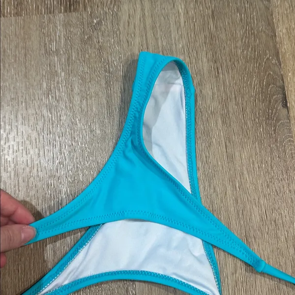 Vibrant turquoise Blue Bikini Set small - Image 2
