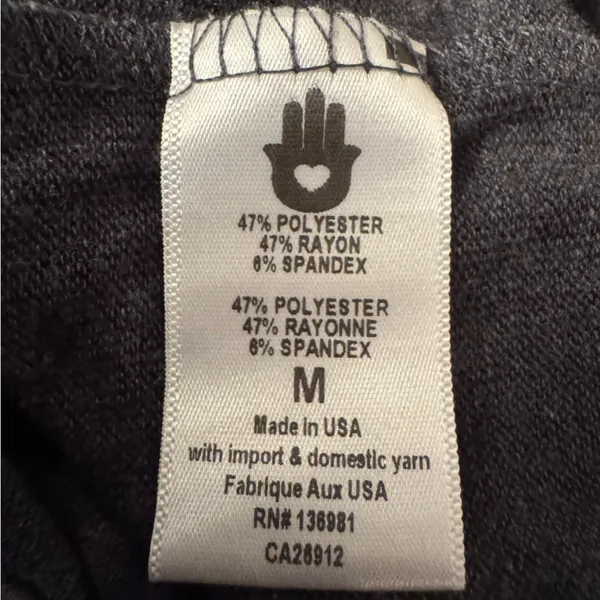 Spiritual Gangster Trust Your Soul Charcoal Grey Women’s Sweatshirt Size Medium - Image 11