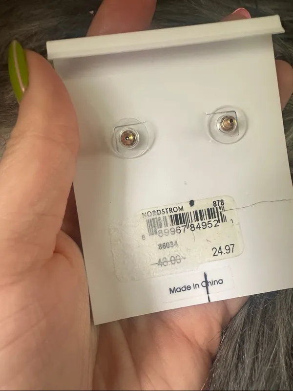 NWT BAUBLEBAR Diana Crystal Drop Earrings $48MSRP Flawed - Image 5