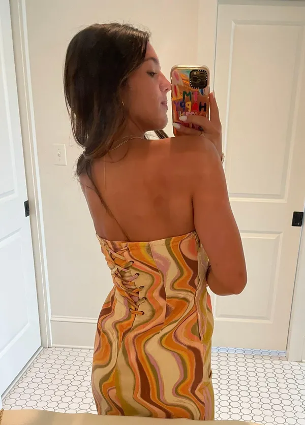 Tie Dye tube dress Size XS - Image 2
