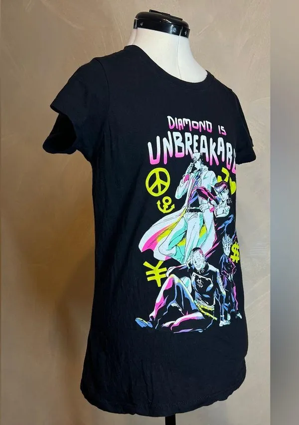 JoJo's Bizarre Adventure Anime women’s short sleeve Casual Graphic T-Shirt|Sz:M - Image 2