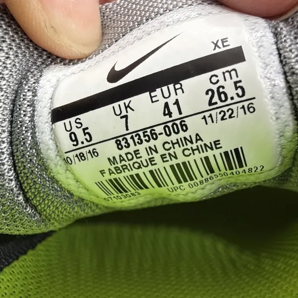 Nike Womens Air Zoom Pegasus 33 831356-006 Gray Running Shoes Sneakers Size 9.5 - Image 9