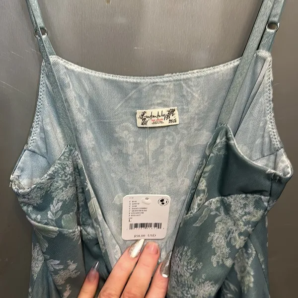 Intimately Printed Night Rhythm Bodysuit Sage Combo L NWT - Image 4