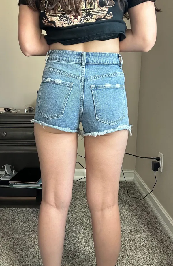 Jean Shorts Blue Size 0 - Image 3