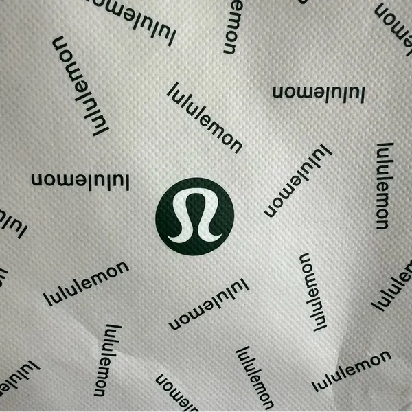 Lululemon Athletica Large Shopping Bag, Color White, NEW - Image 6