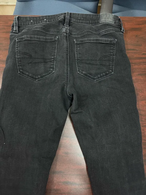 American Eagle Next Level Stretch Black Jeggings Size 10 Short - Image 4