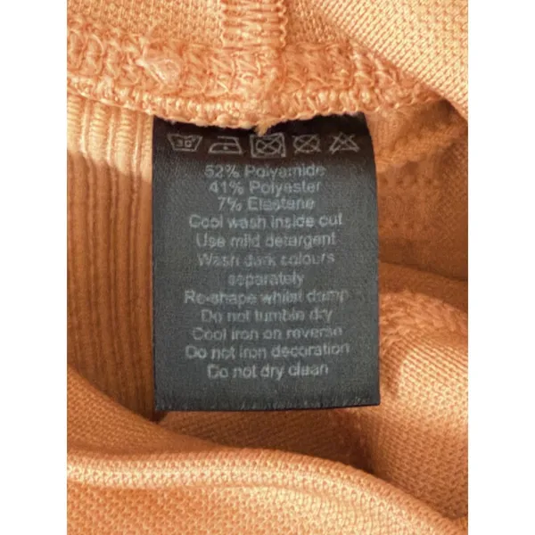 Alphalete High Rise Seamless Butt‎ Scrunch Leggings Burnt Orange Medium Yoga Gym - Image 5