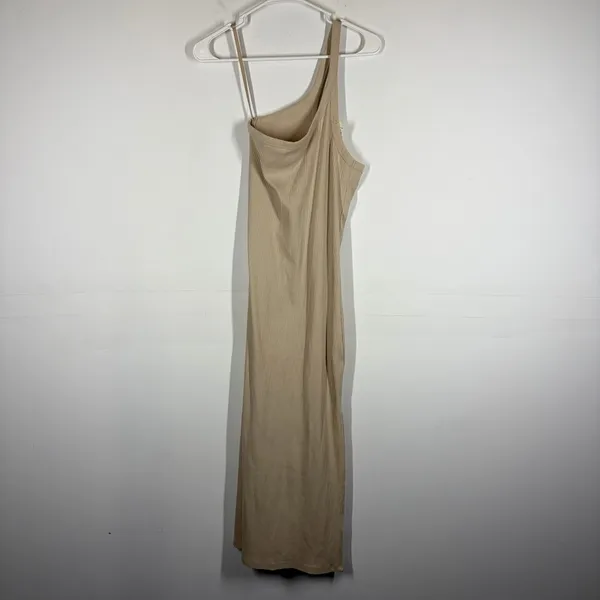 NWT Aerie One Shoulder Ribbed Midi Dress Size Medium - Image 4