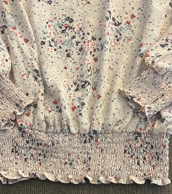 Ophelia Roe Printed Long Sleeve Blouse - Image 2