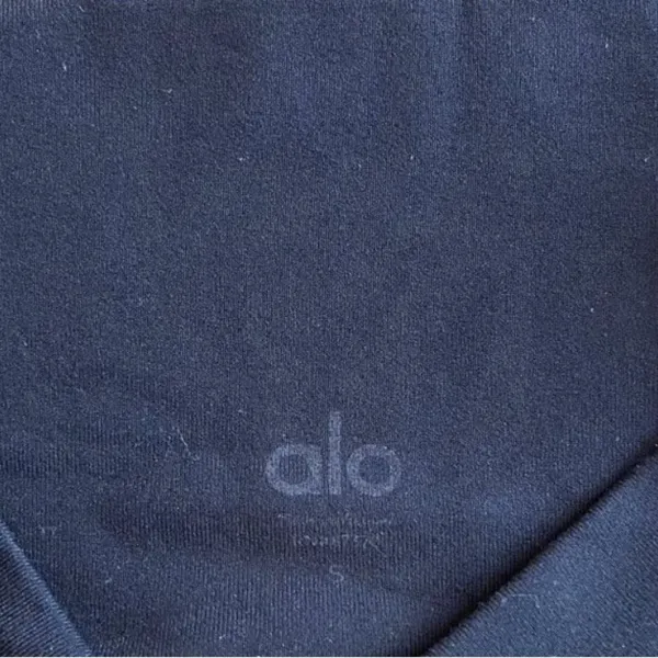 ALO High Rise Black With Mesh Detail Leggings S - Image 6