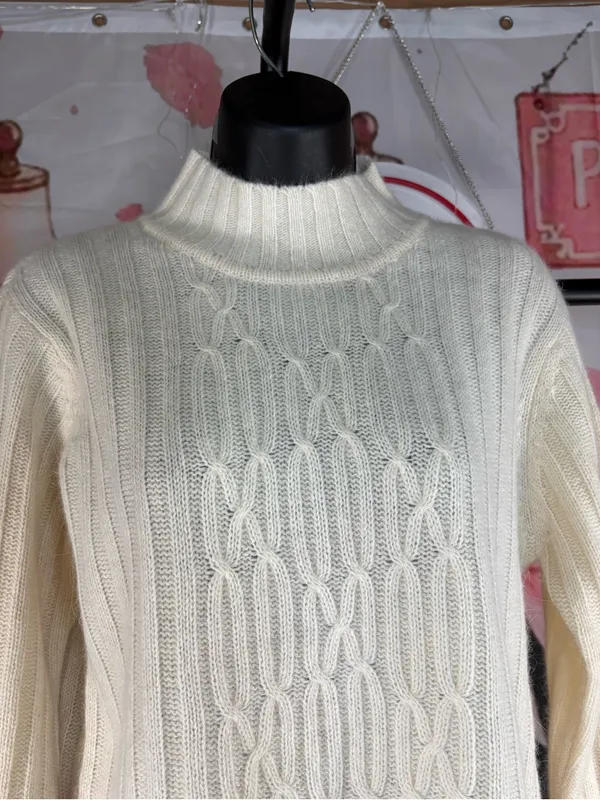 NWT Women’s PETITE SOPHISTICATE Wool Sweater Pullover TOP Winter New Sz S - Image 4