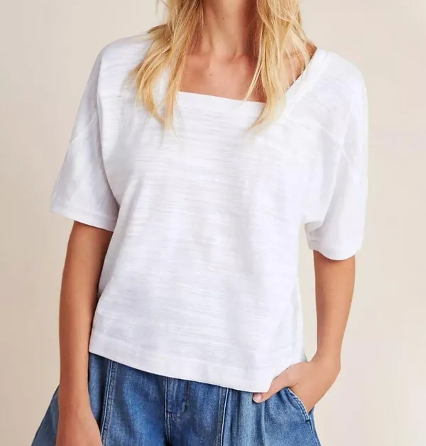Anthropologie Deedee Square Neck Dolman-Sleeved Top - Image 4