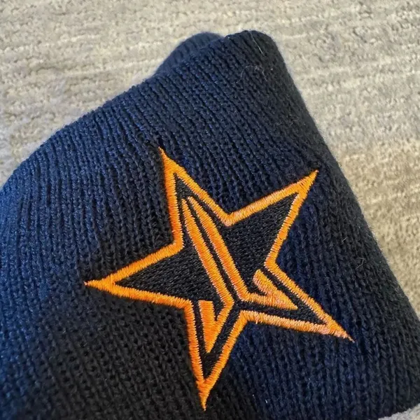 Jeffree Star Cosmetics Halloween Box‎ Exclusive Black Orange Logo Beanie NEW - Image 3