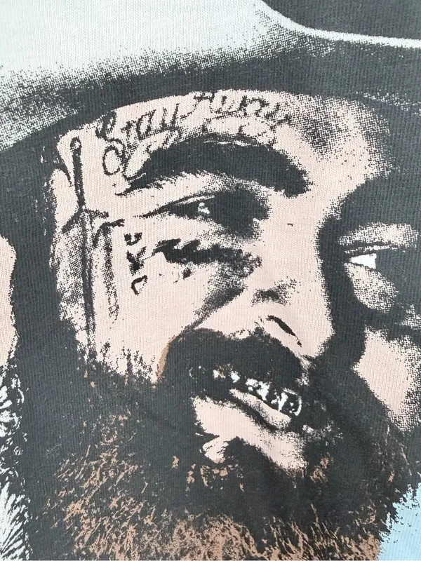 Post Malone Cowboy Off-the-Shoulder Graphic Off-White Tee - Image 6