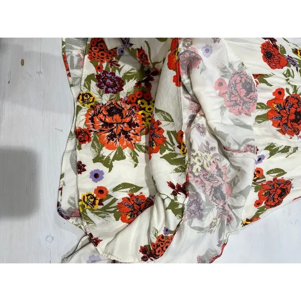 Free people white flower fit and flare dress Size‎ small like new! - Image 7