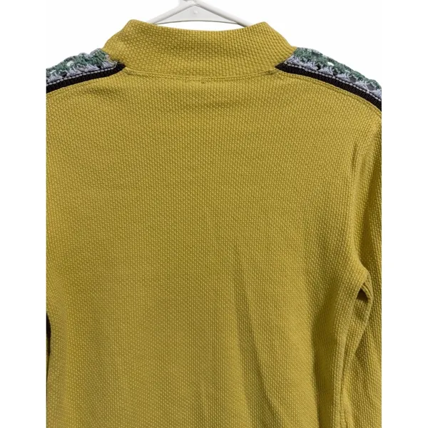 Free‎ People Switch It Up Thermal Top Yellow Women's Size Medium - Image 4