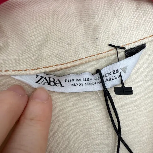 Zara Women’s Medium Denim Sleeveless Dress New - Image 2
