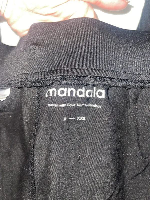 Mandala Scrub Joggers Size XXS - Image 2