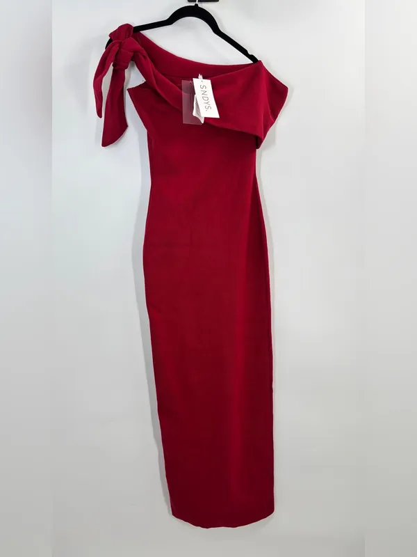 SNDYS x REVOLVE Jaymes Maxi Dress in Deep Red - Image 5