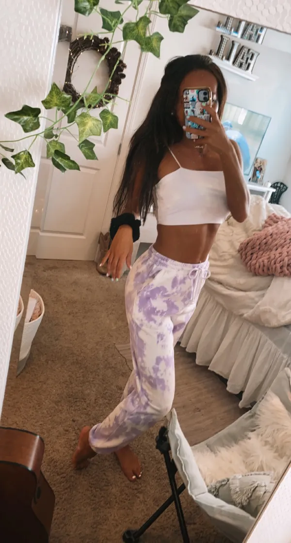 Purple Tie Dye Sweats - Image 8
