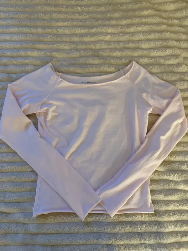 Brandy Melville Long Sleeve Top Pink - Image 2