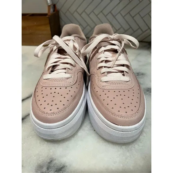Nike Court Vision Alta Women's Size 9 Shoes DM0113-600 Pink White - Image 11